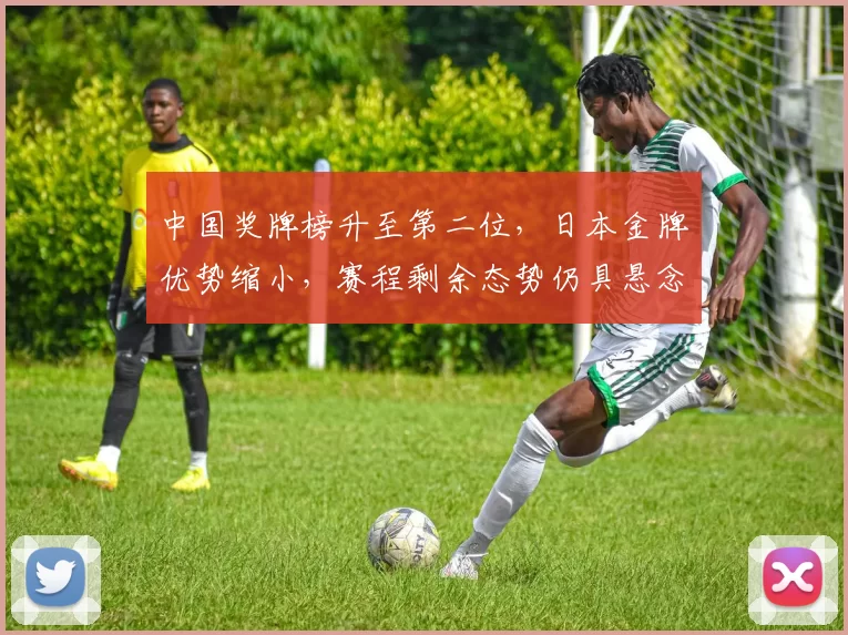 中国奖牌榜升至第二位，日本金牌优势缩小，赛程剩余态势仍具悬念